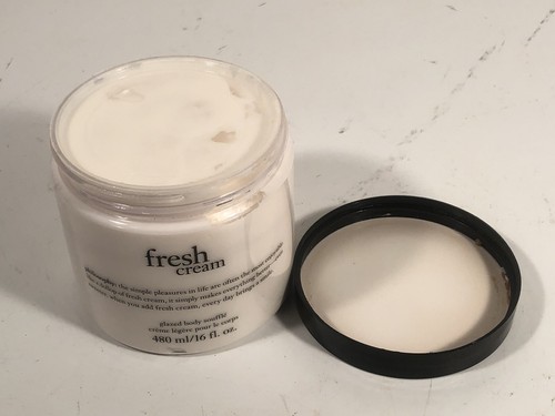 Philosophy Fresh Cream Glazed Body Souffle Jumbo 16oz Body Lotion NEW - Picture 4 of 8