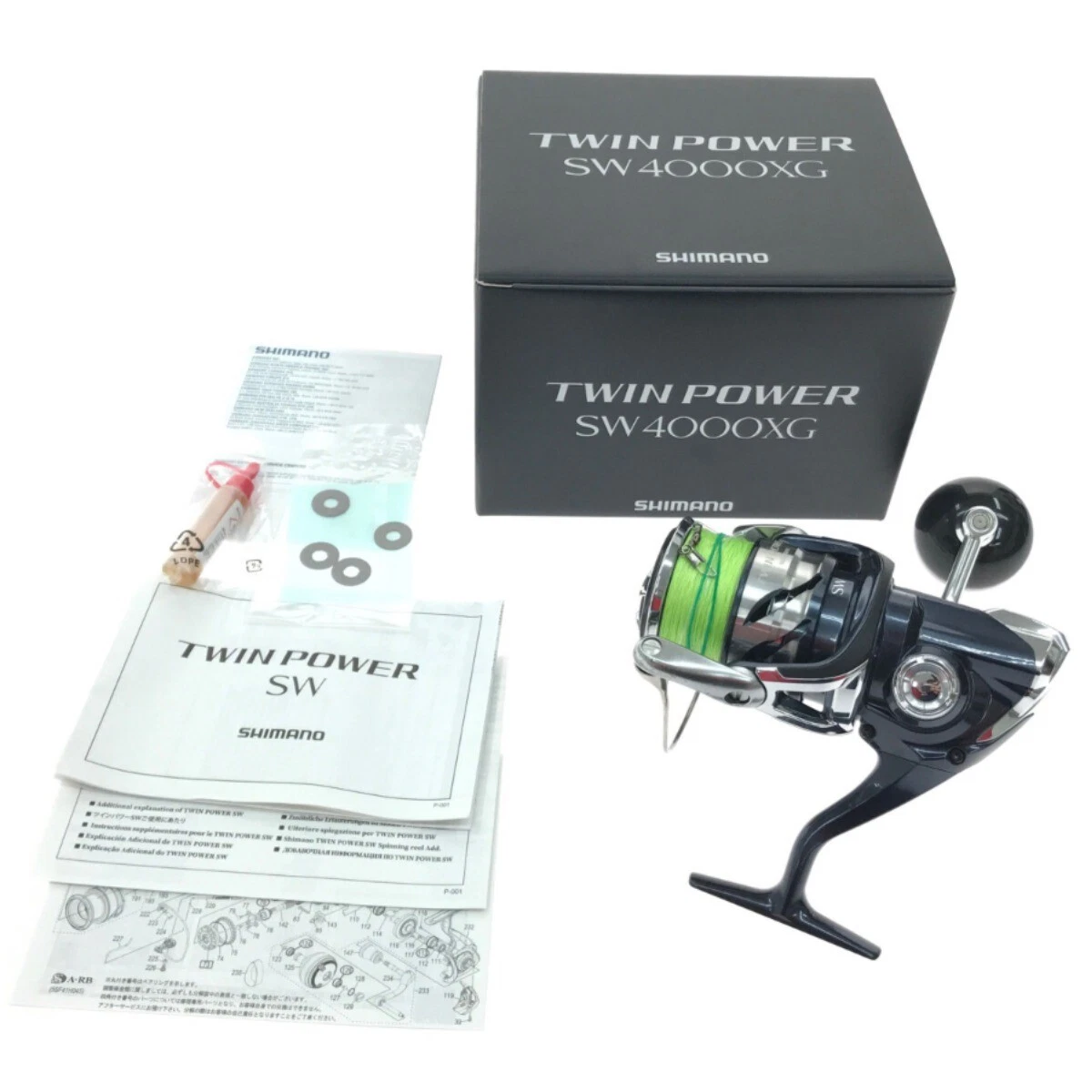 Shimano spinning reel 21 twin power SW4000XG Ship from Japan Used