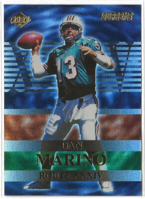 DAN MARINO - QB - Dolphins 2000 Collector's Edge Supreme Route XXXIV #R4  (682a)