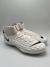 Nike Force Savage Pro 2 Mid White Football Cleats AH4000-100 Men  s Size 13