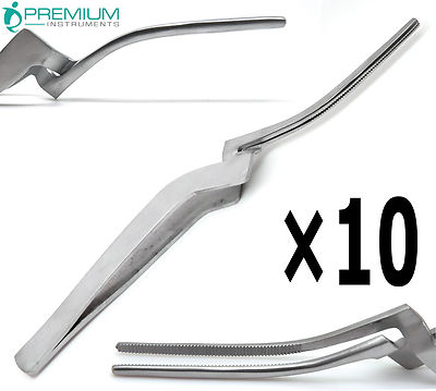 10 Pcs Articulating Paper Forceps Curved 6'' Dental Surgical UPGRADED Instruments