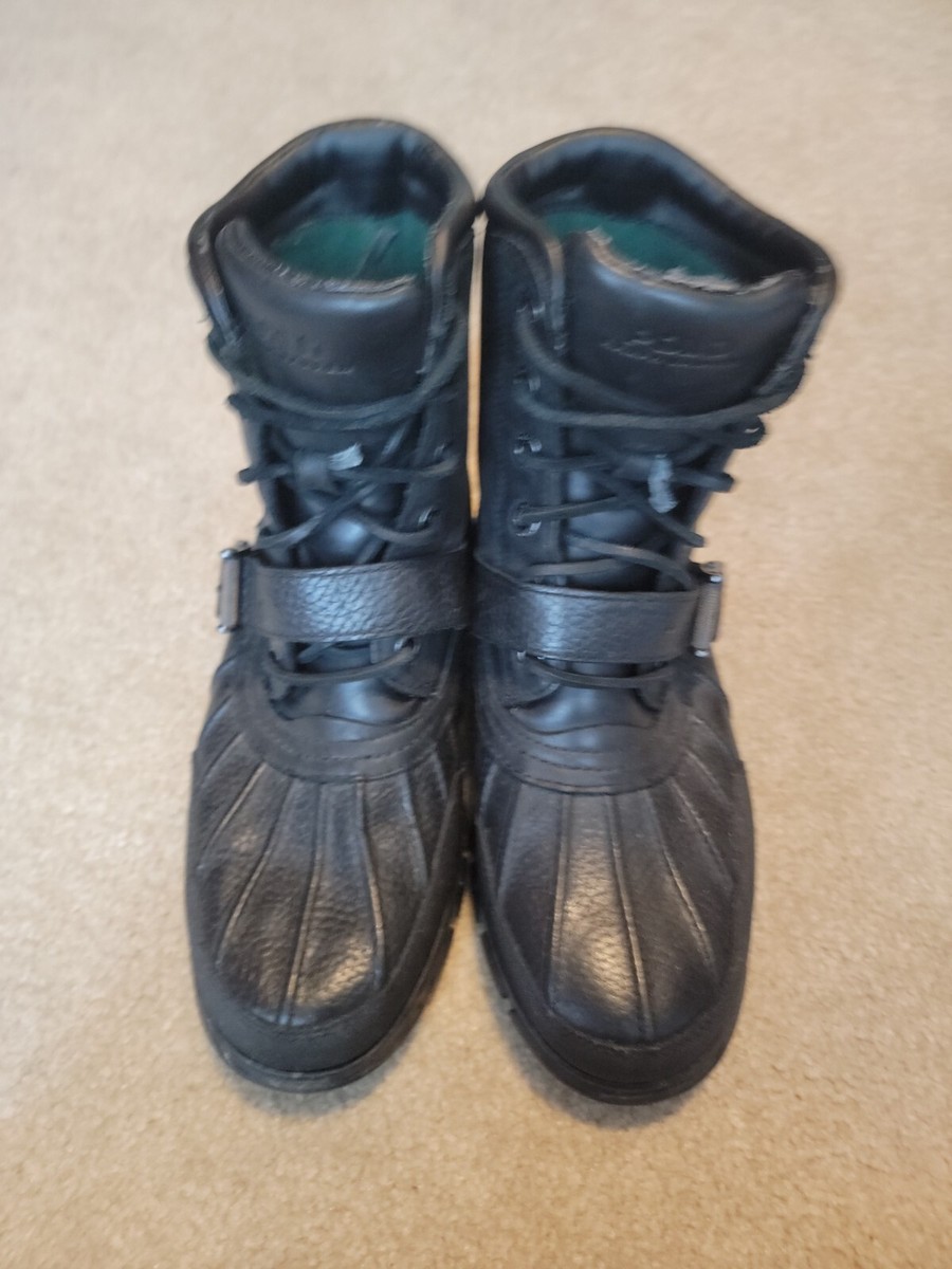 Polo Ralph Lauren Dover HI III Duck Boots Mens 9.5 Black Leather Waterproof Ralph Lauren Polo Dover III Men main image 2