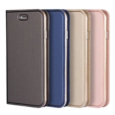 For Apple Iphone 7 Plus Leather Flip Wallet Phone Case Protector Cover New