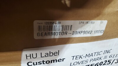 BRAND NEW NORD GEARMOTOR SK 160L/4 CUS TW 20HP 60HZ | eBay