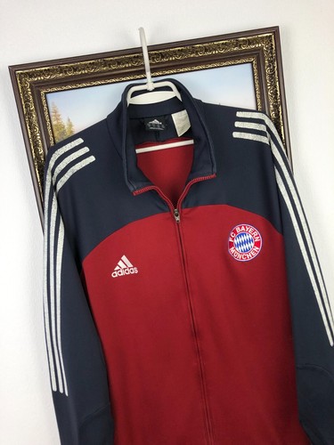 Vintage Adidas Bayern Munich Football Jacket Soccer Track Top Mens Rare Size L - Picture 3 of 21