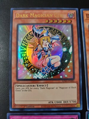 Black Magician Girl トレーディングカード 3枚セット Yugioh BGS 9.5 / G3-11 Dark Magician Girl DM3 Tournament Prize