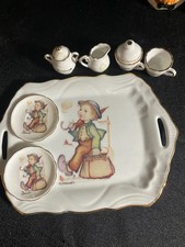 M.J. Hummel Reutter Porzellan Germany mini tea set, In Box