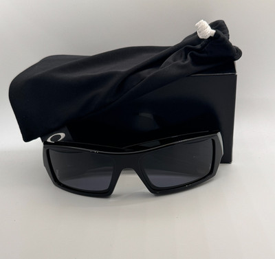 Oakley Gascan (03-471) Plshd Black/Grey Sunglass