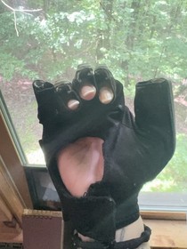 Nintendo Power Glove for NES Gray/Black Wired Programmable Controller Keypad