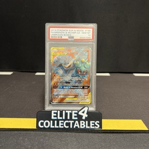 Unbroken Bonds - Marshadow & Machamp Tag Team GX 198/214 - PSA 10