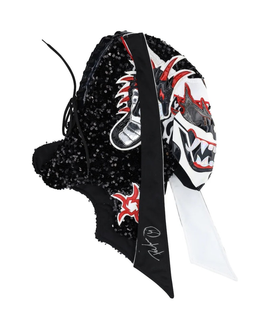Penta El Zero Miedo SIGNED Mask - WM42 IC Champ - WWE Shop SOLD