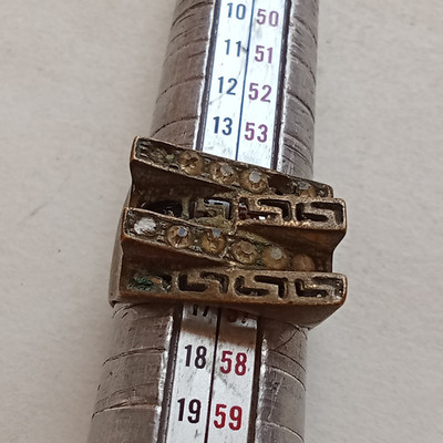 RARE VINTAGE HANDMADE FILIGREE STYLE RING ANTIQUE DESIGN COLLECTIBLE