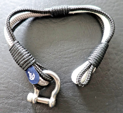 CONSTANTIN NAUTICS  Maritimes Armband aus Leder, handgemacht,Damen und Herren