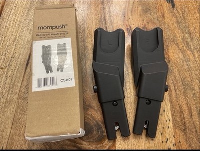 Mompush Wiz Stroller Adapter for Maxi-Cosi/ Nuna / Cybex Infant Car Seats Black