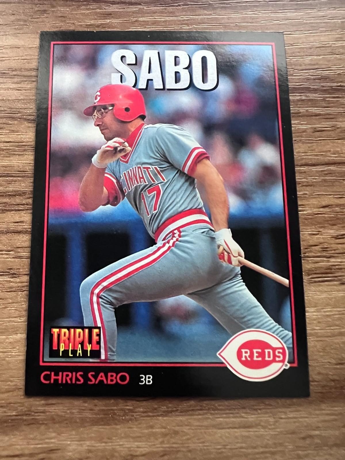 1993 Triple Play-Chris Sabo #184-Cincinnati Reds