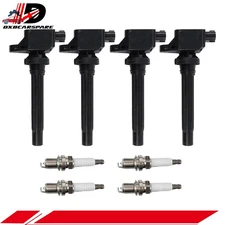 4pcs ignition coils+Spark Plugs For Suzuki SX4 Grand Vitara 2006-2009 UF562+2756