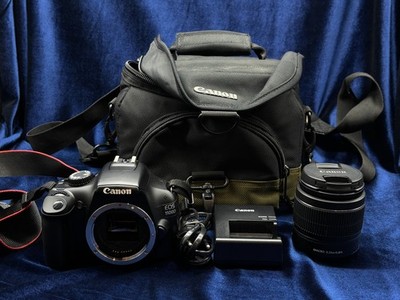 Canon EOS 1100D / Rebel T3 DSLR Camera Kit w/ 18-55mm Lens, Charger & Canon Bag