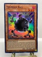 THUNDER BALL BLCR-EN004 ULTRA RARE BATTLES OF LEGEND: CRYSTAL REVENGE YU-GI-OH