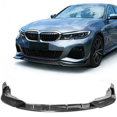 2019-2022 BMW G20 330i M Sport M340i GT Style Front Lip 3PC Carbon Fiber Style