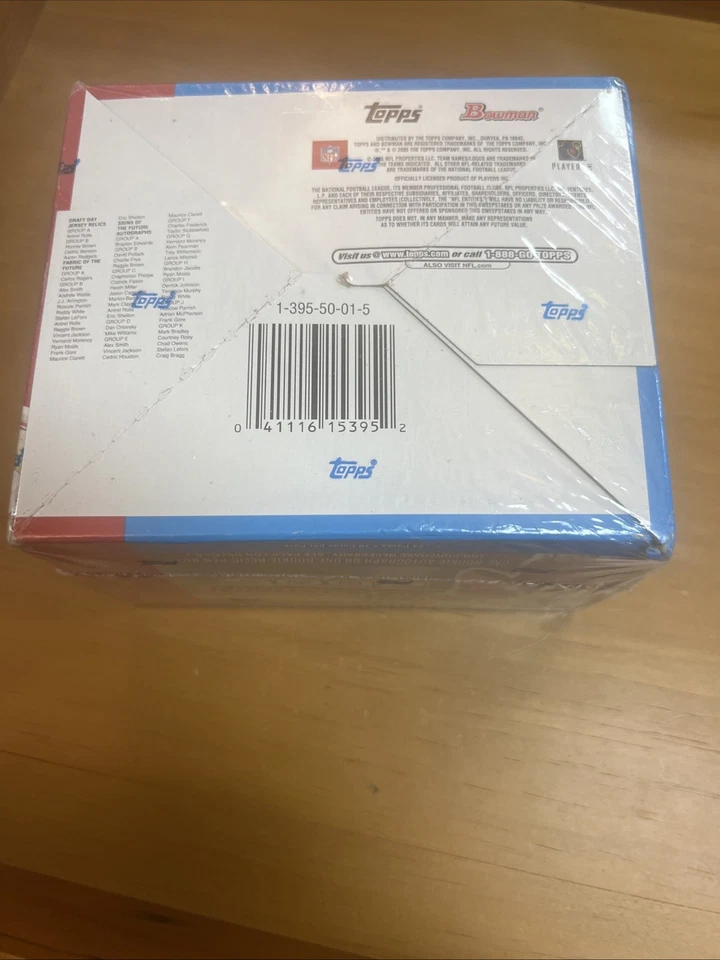 Bowman Fútbol NFL 2005 Aaron Rodgers Frank Gore RC Novato Caja Sellada Foto 3 de 4