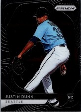 2020 Panini Prizm Prizm Baseball Justin Dunn #44 Base Silver