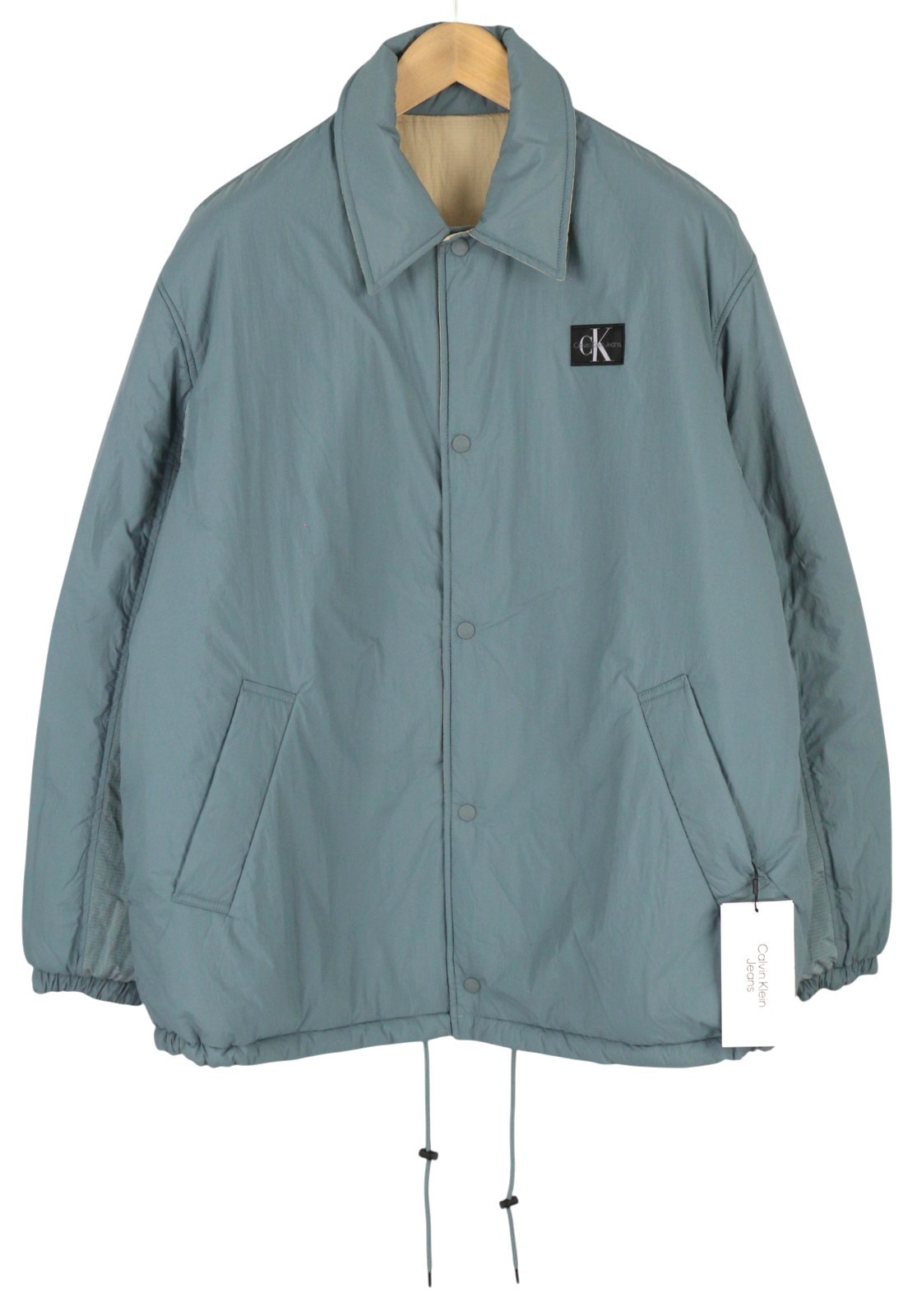 CALVIN KLEIN Reversible Skater Men Jacket S Boxy Unisex Oversized Fit RRP279 * thumbnail 5