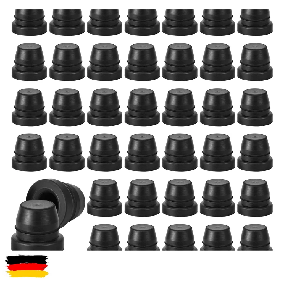 40 Stück Bremsentlüfter Schraubkappe Fett Zubehör Kappe Gummi Staubschutzkapp...