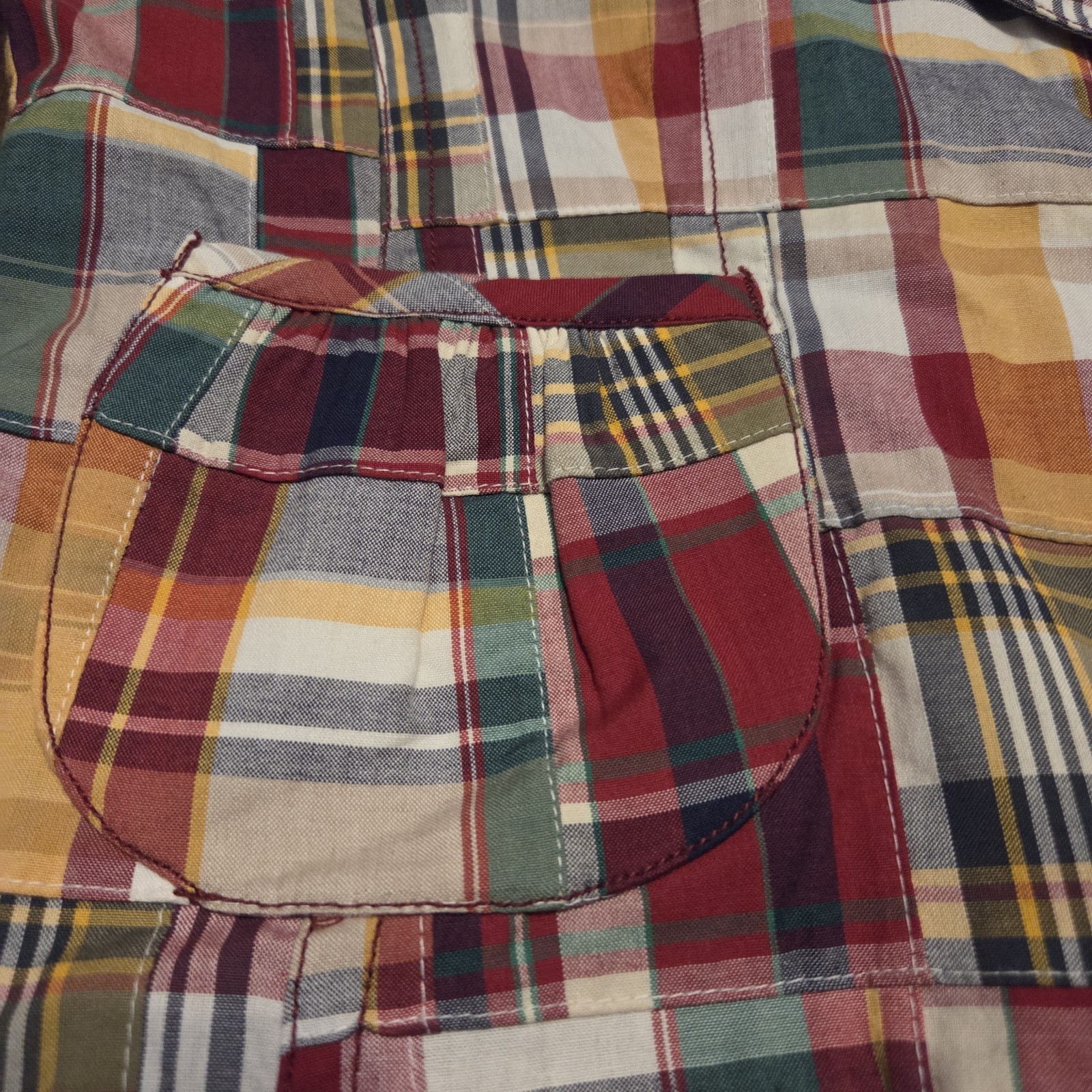 Larry Levine Colorful Patchwork Plaid Blazer Size… - image 4