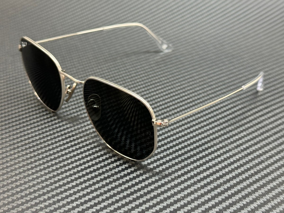 RAY BAN RB8148 920948 Silver Black Polarized Titanium Unisex 51 mm