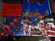 LOT M18 Massive milwaukee TOOLS used ,Batterys, Packouts 