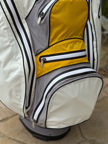 Sun Mountain H2NO Waterproof Cart Bag "Brand New" Gunmetal - White - Flash - Picture 9 of 24