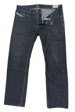 Diesel Larkee Herren Jeans Hose blau dunkelblau dark denim W33 L32 33/32 gerade