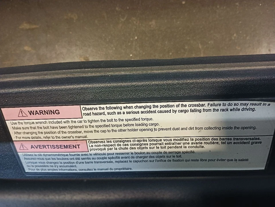 Багажник на крышу 2018 Subaru Legacy Outback поперечные дуги боковые рейки 11914263 - Изображение 3 из 4