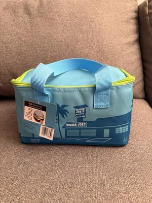 Trader Joe's  BLUE Mini Insulated Tote/Lunch Bag NWT Limited Release 