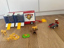 Playmobil 4232 Remorque cages aux fauves Cirque + Monsieur Loyal + Notice