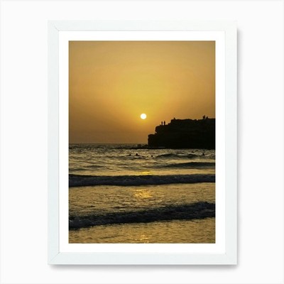 Sunset At Bondi Beach Art Print Framed Wall Art Poster Canvas Print Picture