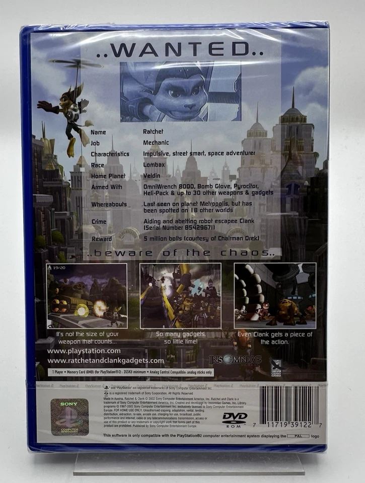 PS2 Ratchet & Clank, New And Factory Sealed - Image 2 of 4