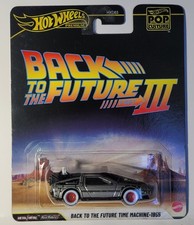 Hot Wheels Premium Back To The Future Part III Time Machine 1955 Silver