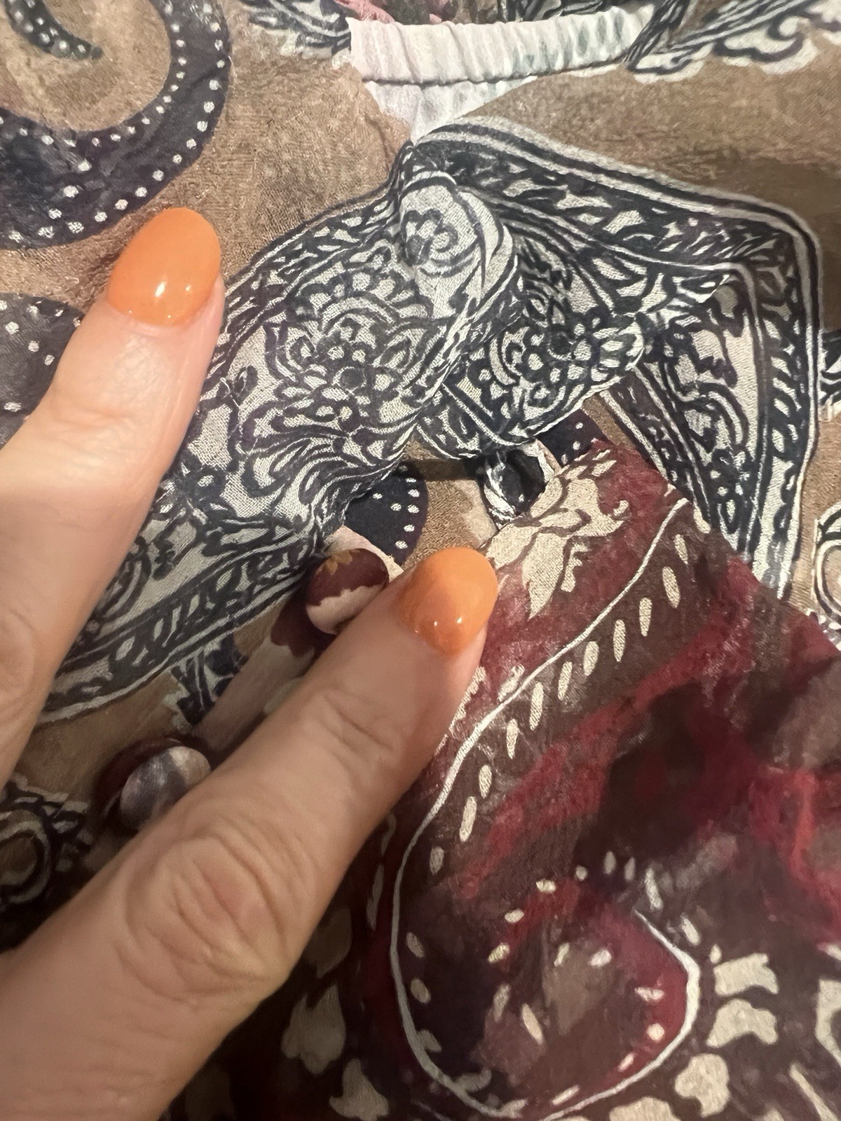 Veronica Beard Jayce Multicolor Patchwork Blouse … - image 20