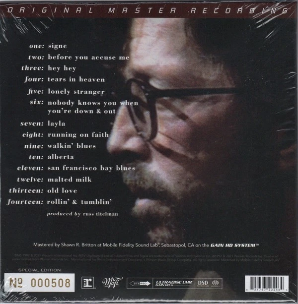 MOFI UDSACD-2224 ERIC CLAPTON UNPLUGGED HYBRID SACD 2022 numbered ! - Bild 2 von 4