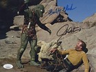 WILLIAM SHATNER & BOBBY CLARK  Signed STAR TREK GORN 8x10 Ph
