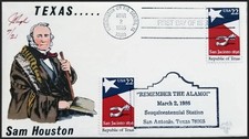 Pugh Sam Houston FDC