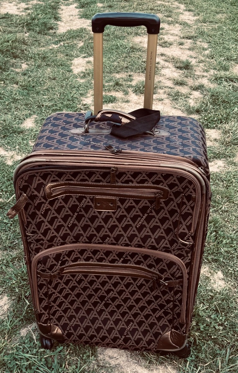 adrienne vittadini luggage. Used condition, some wear and tear