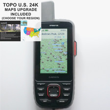 Garmin GPSMAP 66i con mappe aggiornamento TOPO US 24K sentieri alto dettaglio topografico