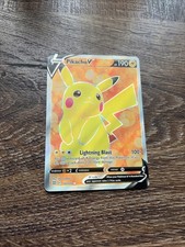 Pikachu V 157/172 Ultra Rare Brilliant Stars Pokemon Holo Near Mint on eBay