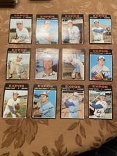 1971 Topps Baseball Montreal Expos Lower Grade Lot (12 Cards) #21 - #560 Staub