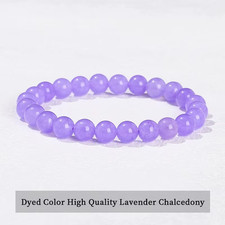 Natural Stone Beads Bracelet Triple Protection Bangle Tiger Eye Crystal WomenMen