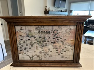 vintage Howard Miller World time clock時計 Vintage Howard Miller World Clock Time Clock 7RW001 Tested And Is