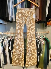 NWT Free People We The Free Penny Pull-On Printed Flare Jeans Sz 24