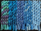 20xNeedlepoint/Embroidery Thread Hand Dyed 6ply cotton Fls-4 of blues-Tw121